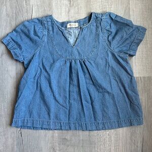 Madewell Cotton/linen Top